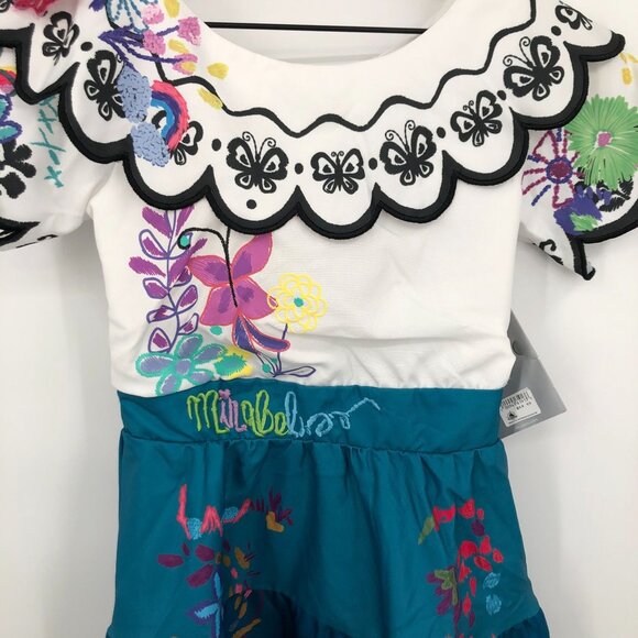 Disney Store Mirabel Costume Encanto NWT 7/8 Dress Up Halloween - Picture 5 of 9